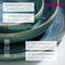 Palmer Bord Miami 22 cm Groen Stoneware 2 stuks