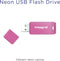 Integral Neon USB Flash Drive 2.0 - 32GB - Roze