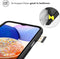 iMoshion Hoesje Geschikt voor Samsung Galaxy A15 (4G) / A15 (5G) Hoesje Shockproof - iMoshion Rugged Hybrid Carbon Case - zwart