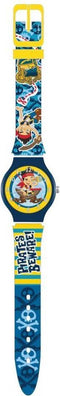 Disney Horloge Captain Jake Jongens 25 Cm Rubber Blauw/geel