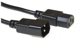ACT C13 - C14 - Netsnoer 10m 230V 10A - Zwart
