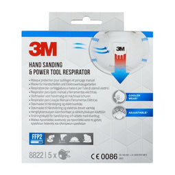 3M 8822 - Stofmasker FFP2 met ventiel - Voordeel verpakking (6 stuks)