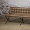 SIDD Barcelona bench 185 - fabric cherokee 9 brown