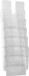 Durable Flexiplus folderhouder - 74,5 x 24,7 x 10 cm - Transparant - 6 staande A4 vakken