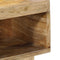 vidaXL - Nachtkastje - 50x27x50 - cm - massief - ruw - mangohout