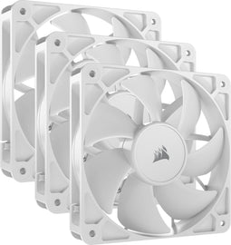 Corsair RS120 - Ventilator - 120mm - 3x Magnetic Bearing - Wit (3-pack)