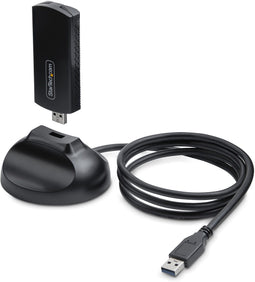 Startech.com AX54005A - Wi-Fi 6E USB Adapter - Tri-band 2,4/5/6GHz - Compact ontwerp