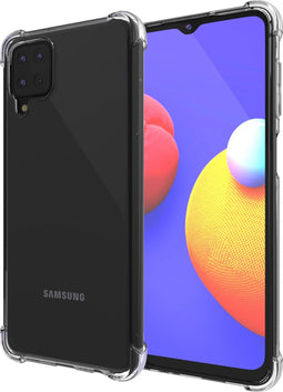 iMoshion Hoesje Geschikt voor Samsung Galaxy A12 Hoesje Siliconen - iMoshion Shockproof Case - Transparant