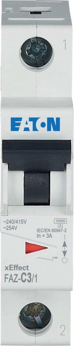 Eaton Installatieautomaat, 3A, 1p, C-kar, 15kA