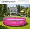 tectake® Zwembad - Opzetzwembad - Compleet met filterpomp - Ø 360 x 76 cm - Roze