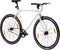vidaXL - Fiets - met - vaste - versnelling - 700 - c - 51 - cm - wit - en - zwart
