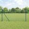 vidaXL - Gelast - draadhek - Groen - 1.4x25 - m - Staal