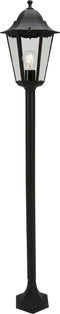 Ranex 5000.037 - Tuinpaal - Klassiek lantaarnpaal - E27 fitting - 125 cm - Weersbestendig - Aluminium Glas