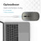 Trendfield Draadloze Muis - Oplaadbare Ergonomische Muis met Stille Klik - Bluetooth - Space Grey