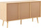 Beliani PEROTE - Sideboard - Lichte houtkleur - Rotan