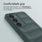 iMoshion Hoesje Geschikt voor Samsung Galaxy S23 Hoesje Siliconen - iMoshion EasyGrip Backcover - Donkergroen
