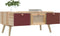 vidaXL - Salontafel - met - lades - 80x40x35,5 - cm - bewerkt - hout