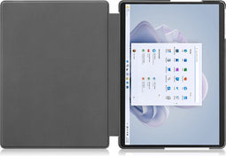 imoshion - Trifold Bookcase - Geschikt voor Microsoft Surface Pro 11/10/9 - Auto-wake functie - Donkergroen