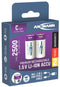 Ansmann 1313-0004 - Oplaadbare C-batterijen - 2300 mAh - Paars (2 stuks)