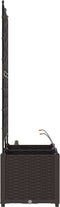 vidaXL - Tuinplantenbakken - met - Water - Irrigatiesysteem - - - 2 - stuks - - - Bruin