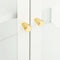 vidaXL - Dressoir - 75x35x105 - cm - staal - en - glas - wit