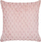 PURSLANE - Set van 2 kussens - Pastelroze - 43 x 43 cm - Nepbont