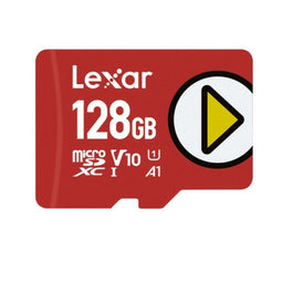 Lexar LMSPLAY128G-BNSNG - Micro SD geheugenkaart - 128 GB - Rood