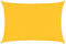 vidaXL - Zonnezeil - 160 - g/m² - rechthoekig - 3,5x4,5 - m - HDPE - geel