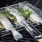 Barbecook Visgrill voor 3 Vissen - BBQ Rooster - Chroom en Hout 28x28cm