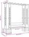 vidaXL - Pergola - met - bank - en - plantenbakken - geïmpregneerd - grenenhout