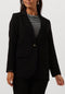 OBJECT OBJSIGRID L/S BLAZER - Dames Blazer - Knoopsluiting - Zwart