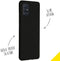 Accezz Liquid Silicone Backcover - Samsung Galaxy A51 - Schokabsorberend - Zwart