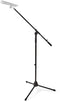 Nedis MPST10BK - Microfoonstandaard - Verstelbaar tot 195 cm - Zwart