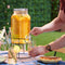 Drankdispenser - 6 liter - kraantje - standaard - glas
