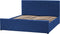 ROCHEFORT - Tweepersoonsbed - Marineblauw - 160 x 200 cm - Fluweel