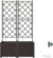 vidaXL - Tuinplantenbakken - met - Water - Irrigatiesysteem - - - 2 - stuks - - - Bruin