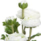 Decoratieve plant Polyester Polyethyleen Ijzer Bloem 12,5 x 12,5 x 37 cm