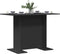 vidaXL - Eettafel - Zwart - 100x60x75 - cm - Engineered - Wood
