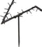vidaXL - Kerstverlichting - ster - met - grondpinnen - 80 - LED's - 60 - cm