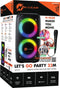 N-GEAR LGP 23M - Draadloze Karaoke Speaker - 100W - Bluetooth 5.0 - RGB LED