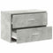 vidaXL - Kast - met - 2 - lades - 60x31x40 - cm - bewerkt - hout - betongrijs