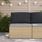 vidaXL - Palletkussen - voor - Rugsteun - Zwart - 70x40x12 - cm - Oxford - Stof