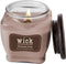 Colonial Candle – Wick Fireside Chat - 425 gram | geurkaars sojablend | 60 tot 90 branduren | houten knisperlont | kruidig en houtig | specerijen, sandelhout, rokerig, kruidnagel, dennen, vetiver | herfst en winter kerst kaars |