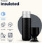 Dopper Insulated - Drinkfles 350 ml - Houdt drank 9 uur warm 24 uur koud - Blazing Black
