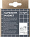 Sigel glasbord magneet - 20x10x20mm - C10 extra sterk - zilver - SI-BA195