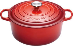 Le Creuset Signature Braadpan - Ø 30 cm - 8,4 Liter - Gietijzer - Kersenrood