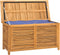 vidaXL - Tuinbox - met - zak - 114x50x58 - cm - massief - teakhout