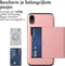 imoshion Hoesje Geschikt voor iPhone Xr Hoesje - Ruimte voor 2 pasjes - imoshion Backcover met pasjeshouder - Rosé Goud