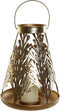 Lykta DKD Home Decor Gouden Metaal 25 x 25 x 42 cm