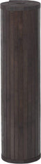 vidaXL - Vloerkleed - rechthoekig - 70x300 - cm - bamboe - donkerbruin